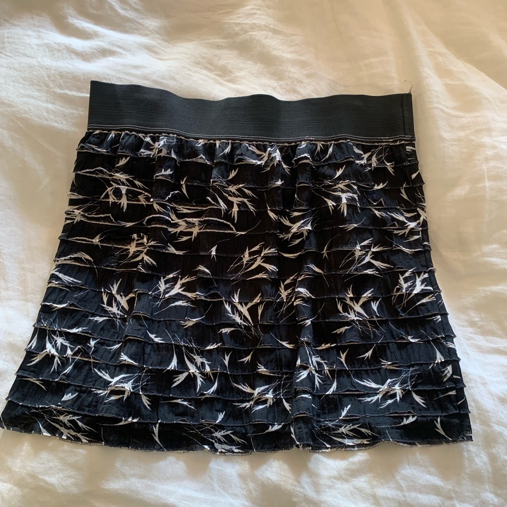 Free People ruffle mini skirt - medium